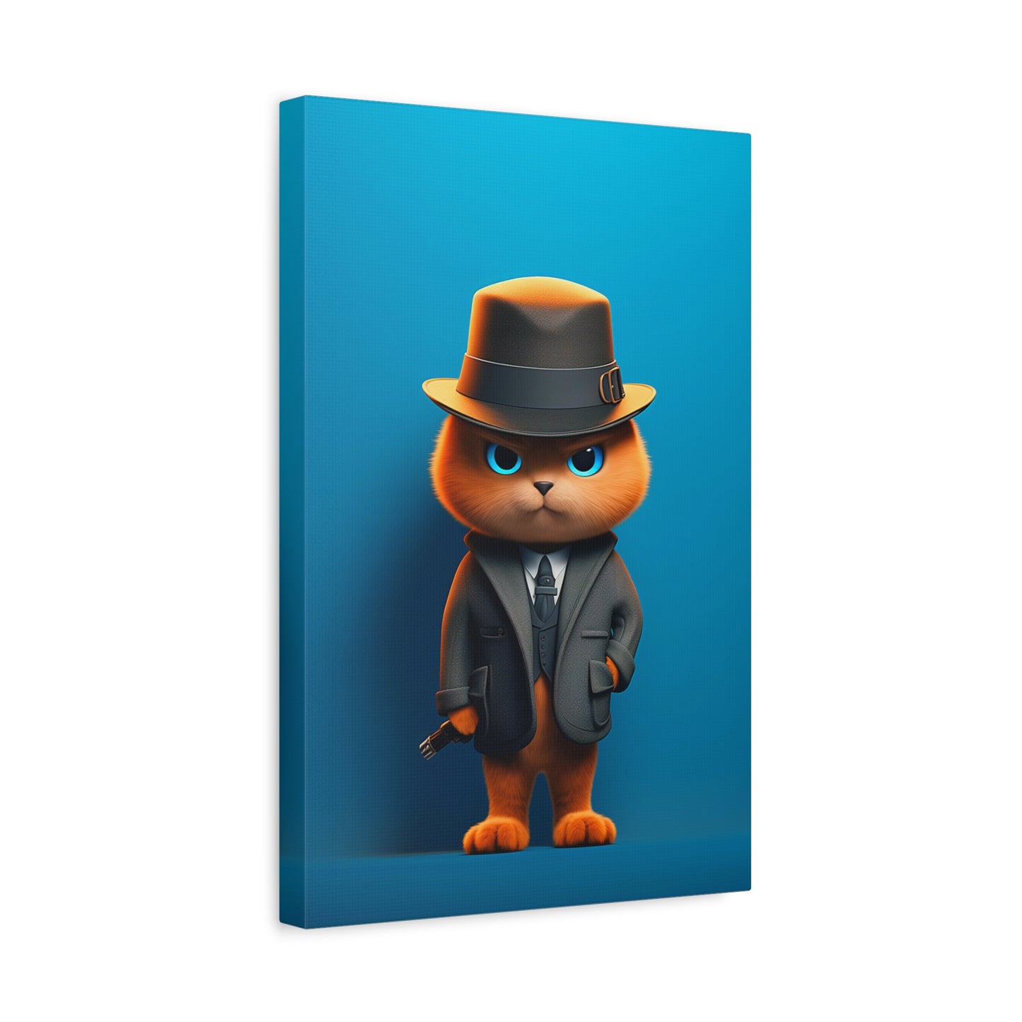 Detective Cat (Canvas)Detective Cat (Canvas  Matte finish, stretched, with a depth of 1.25 inches)
Elevate your space with RimaGallery's responsibly crafted canvases. Cotton/polyester canRimaGallery