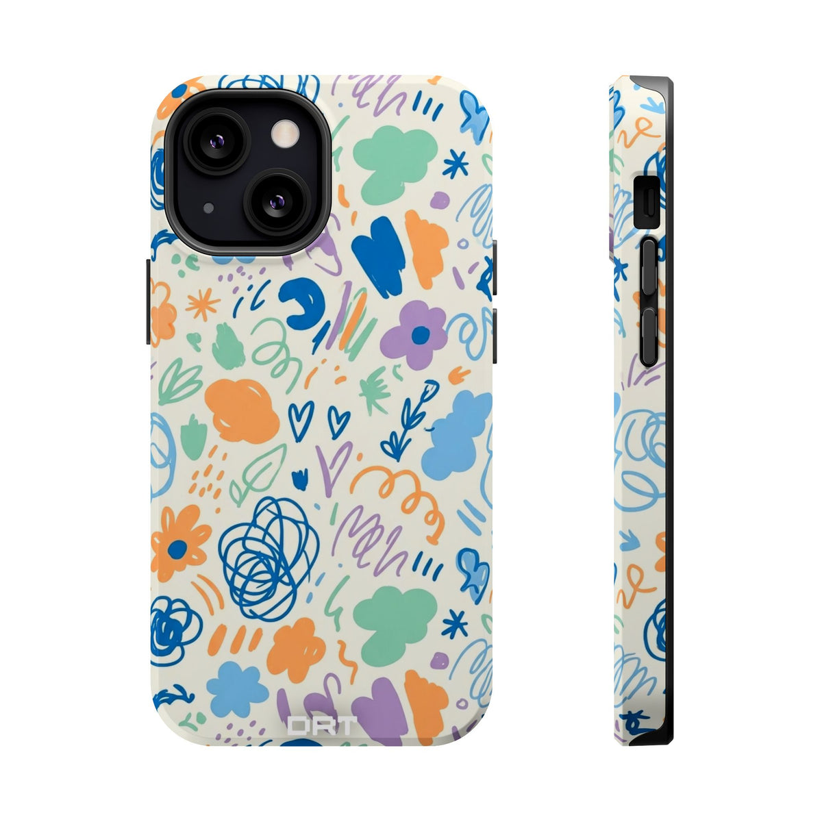 Doodle Garden Tough MagSafe Case for iPhone 13–17