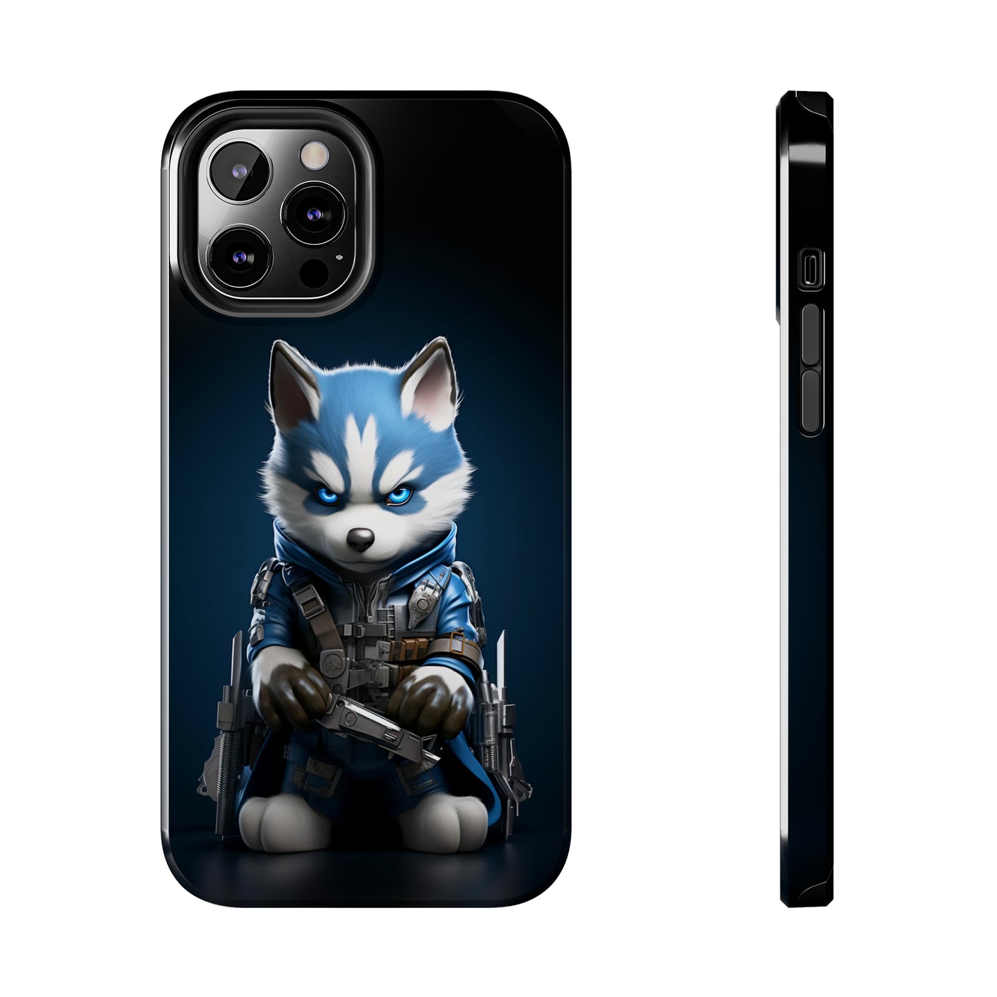 Canine Commando (iPhone Case 11-15)Upgrade Your iPhone with RIMA's Tough Case: Combining sleek style and unmatched protection for iPhone 11-15 models. Durable, fashionable, and eco-friendly. Shop now RimaGallery