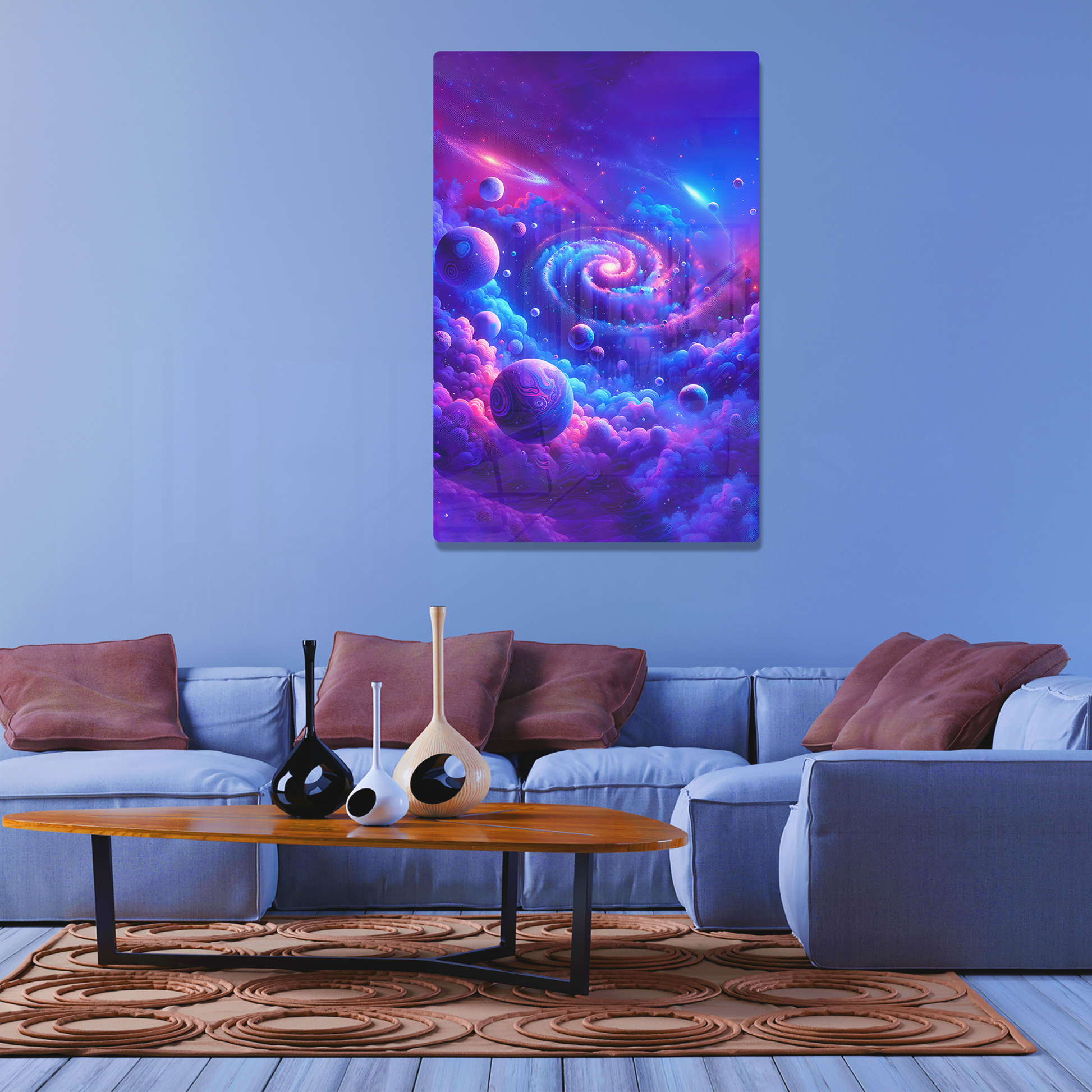 Purple Galaxy Nebula (Acrylic)Purple Galaxy Nebula
 Transform your space with our elegant Acrylic Glass Prints, where art meets modernity. Experience superior quality with high-grade acrylic and RimaGallery