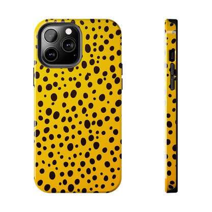 Dotted Delight - Yellow (iPhone Case 11-15)Elevate your iPhone's style with Rima's Dotted Delight case. Sleek, durable protection for models 11-15. Free US shipping.RimaGallery
