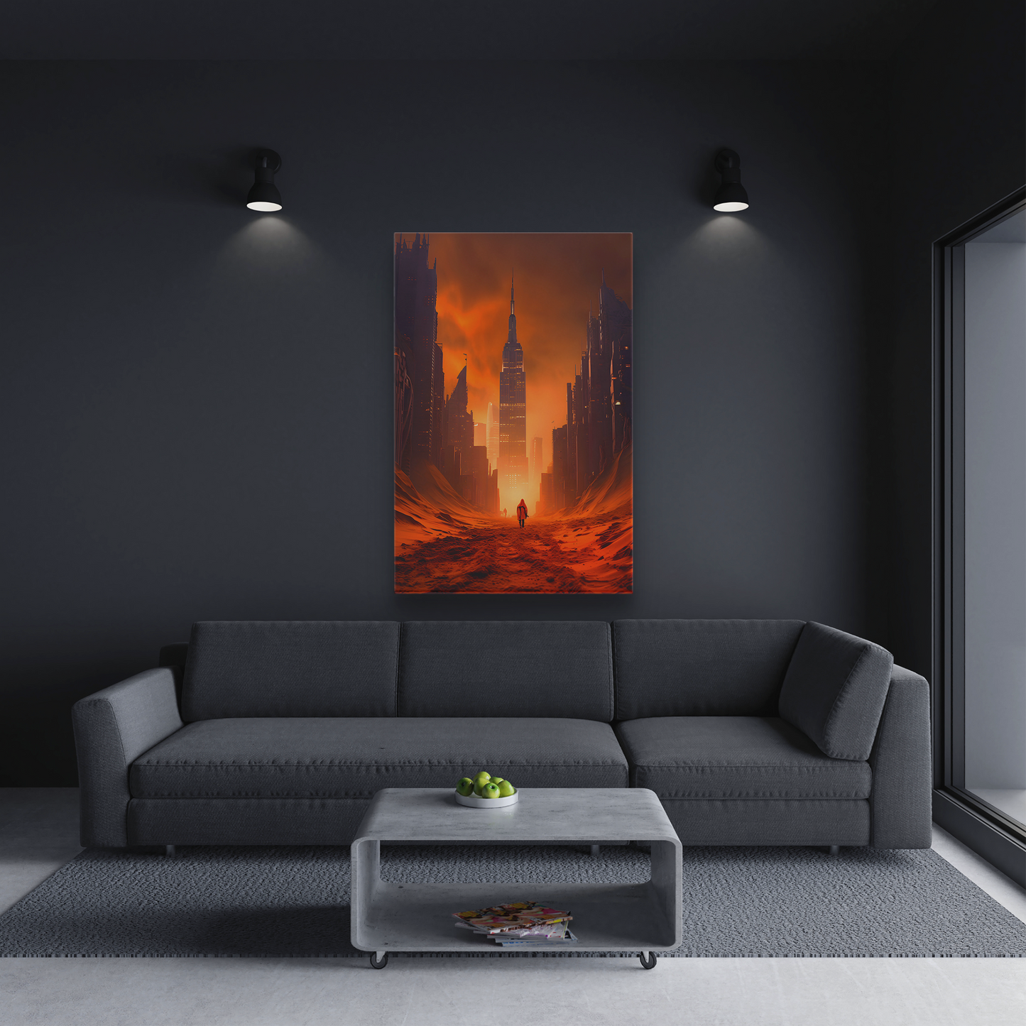 Velocity Vista (Canvas)Velocity Vista (Canvas  Matte finish, stretched, with a depth of 1.25 inches) Elevate your décor with RimaGallery’s responsibly made art canvases. Our eco-friendly mRimaGallery