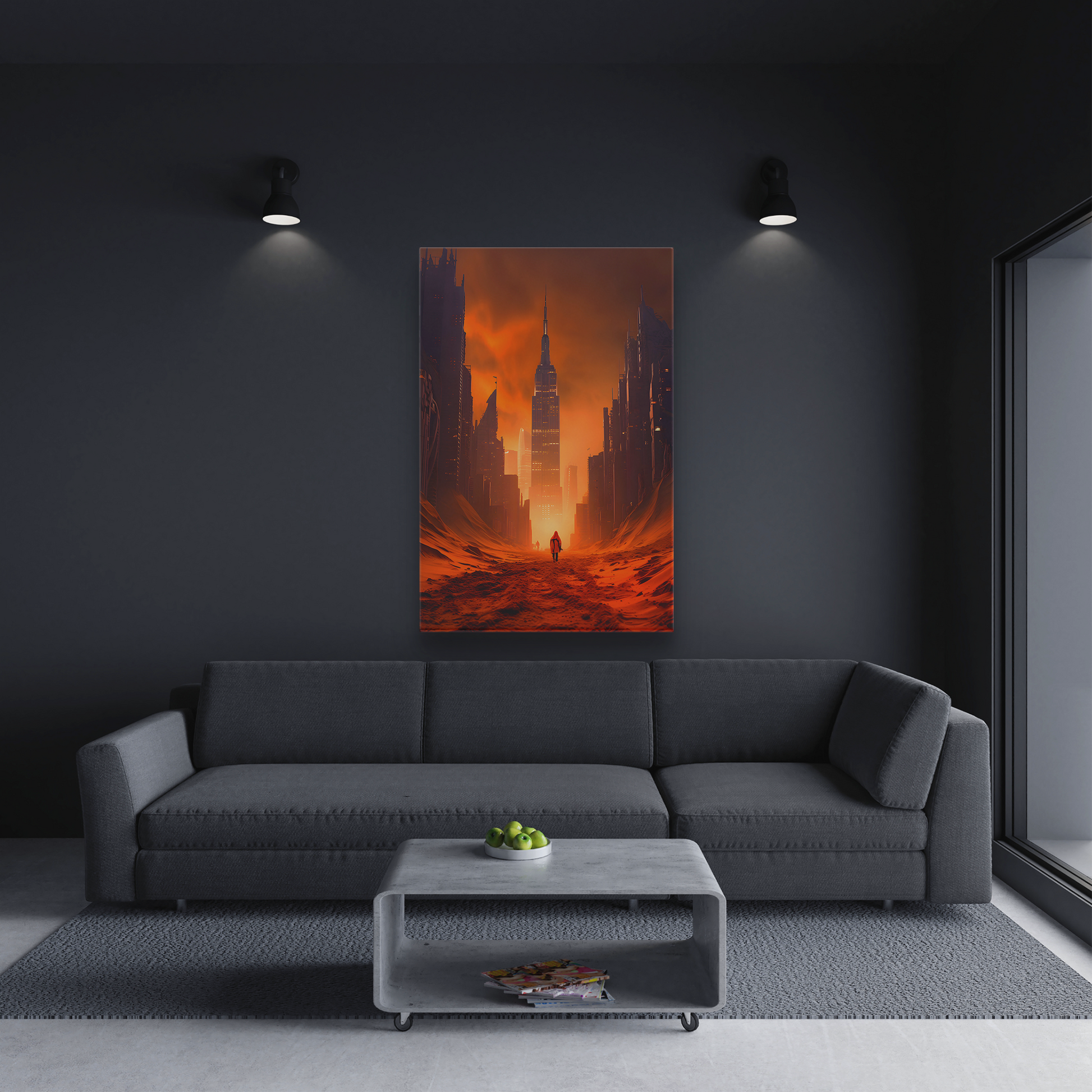 Velocity Vista (Canvas)Velocity Vista (Canvas  Matte finish, stretched, with a depth of 1.25 inches) Elevate your décor with RimaGallery’s responsibly made art canvases. Our eco-friendly mRimaGallery