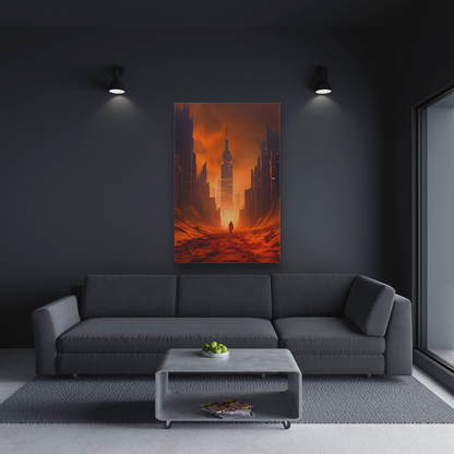 Velocity Vista (Canvas)Velocity Vista (Canvas  Matte finish, stretched, with a depth of 1.25 inches) Elevate your décor with RimaGallery’s responsibly made art canvases. Our eco-friendly mRimaGallery