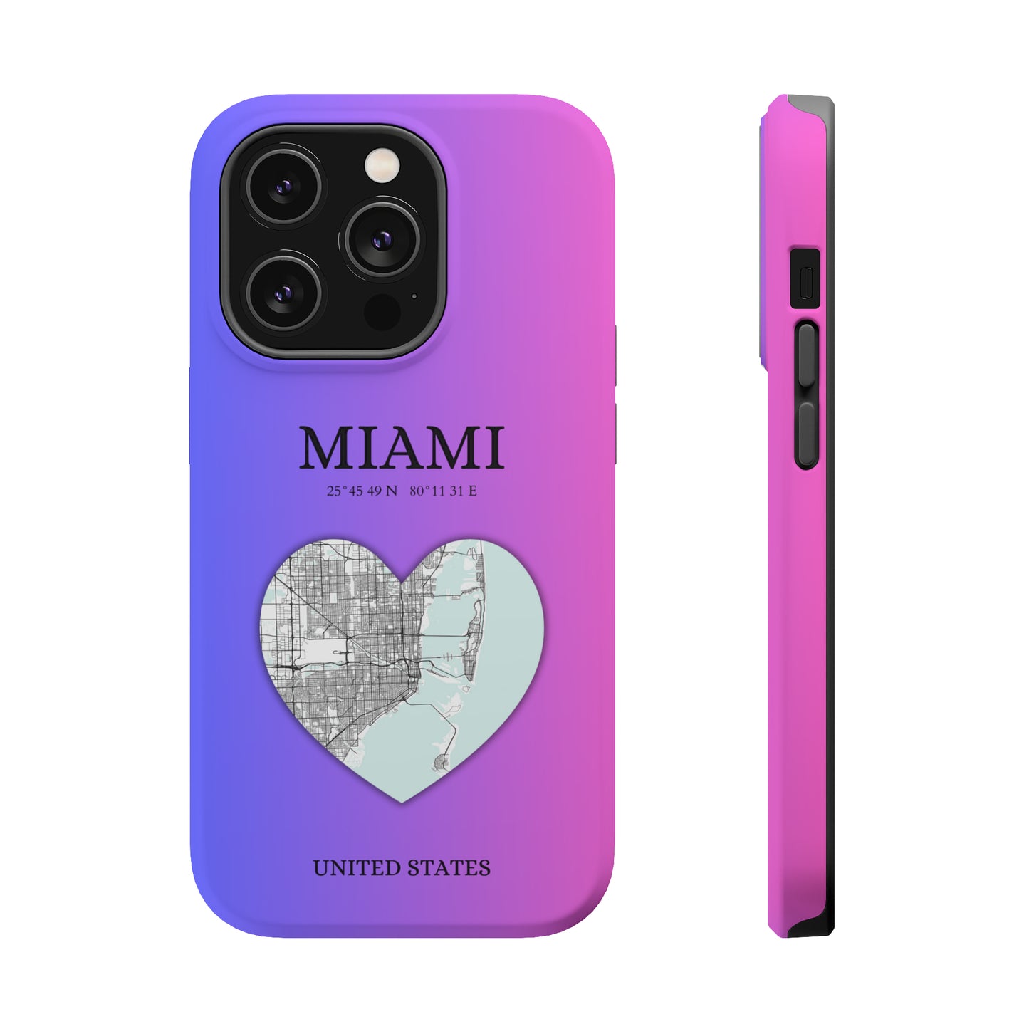 Miami Heartbeat - Magenta (iPhone MagSafe Case)Elevate your iPhone's style with the Miami Heartbeat Magenta MagSafe Case, offering robust protection, MagSafe compatibility, and a choice of matte or glossy finish.RimaGallery