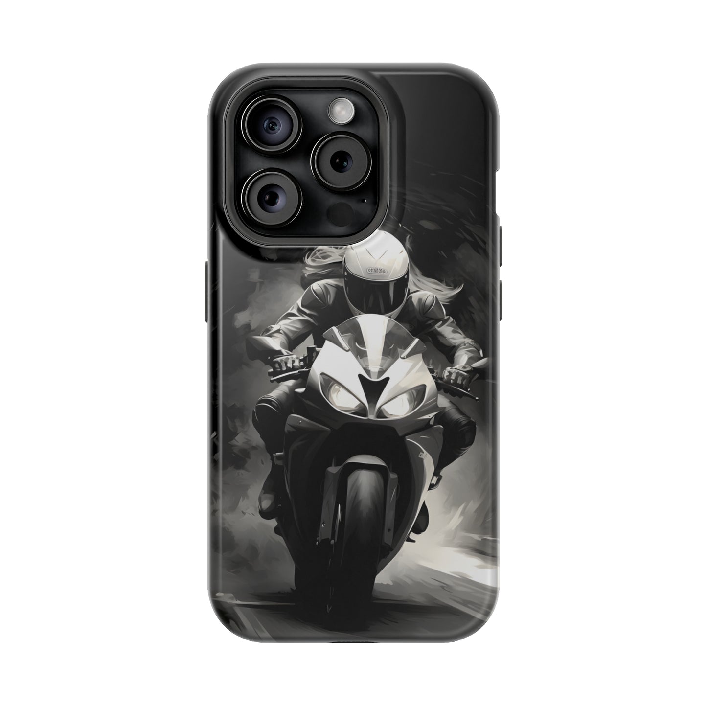 Female Night Biking (iPhone MagSafe Case)Female Night Biking MagSafe Durable Case: Style Meets Protection 📱✨
Upgrade your device with Rima Gallery's Female Night Biking MagSafe Durable Case. This case isn’RimaGallery