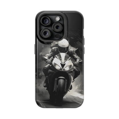 Female Night Biking (iPhone MagSafe Case)Female Night Biking MagSafe Durable Case: Style Meets Protection 📱✨
Upgrade your device with Rima Gallery's Female Night Biking MagSafe Durable Case. This case isn’RimaGallery