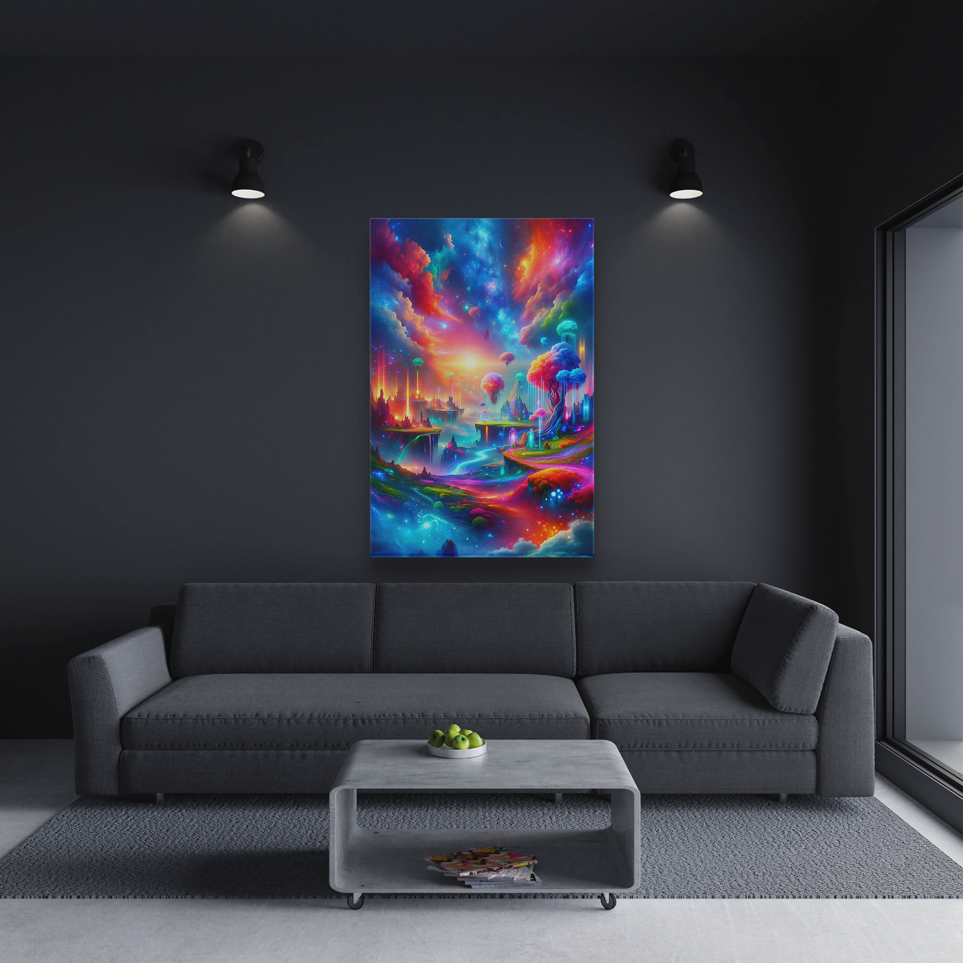 Vivid Dreamscape Fusion (Canvas)Engaging Introductory Paragraph:
Struggling with low-quality canvases? Switch to RimaGallery! Our canvases are more than just a purchase; they're a statement of qualRimaGallery