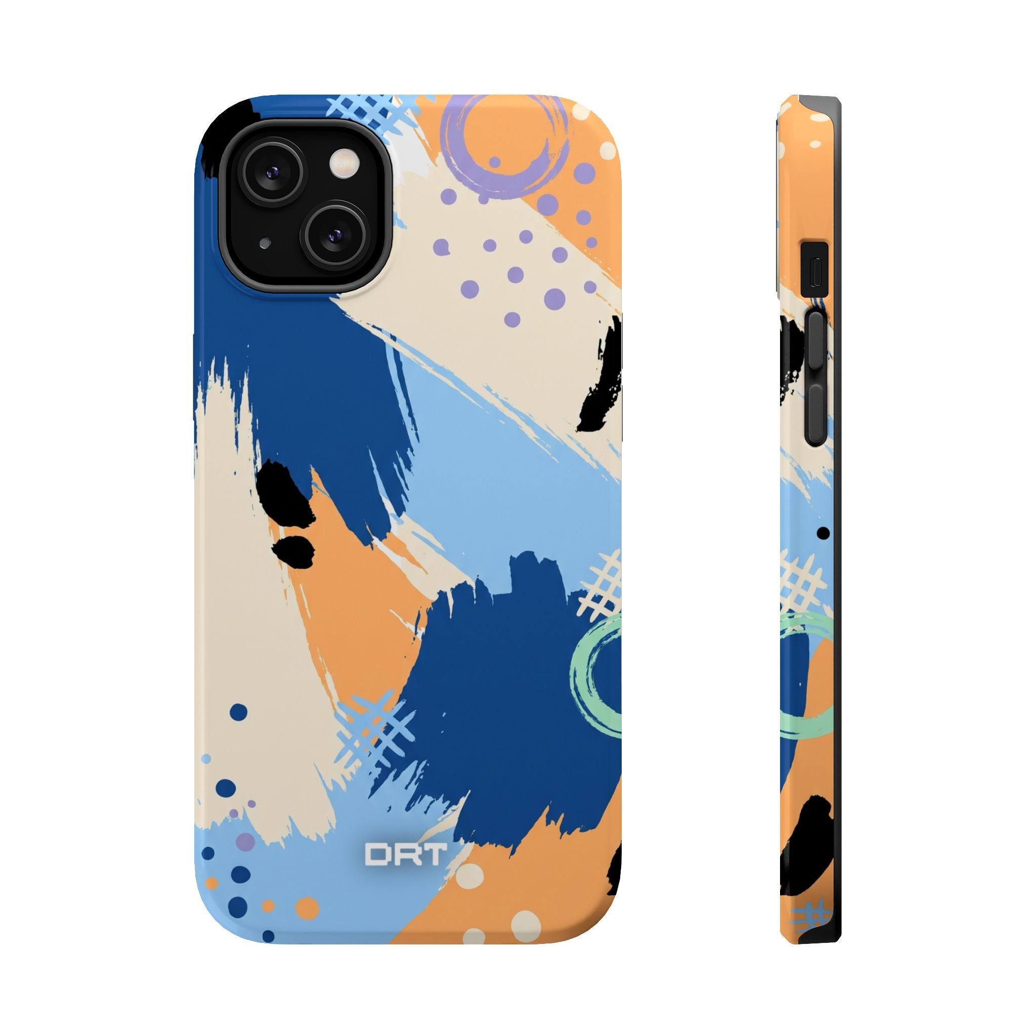 Abstract Brushstroke Magnetic Impact-Resistant Phone Case