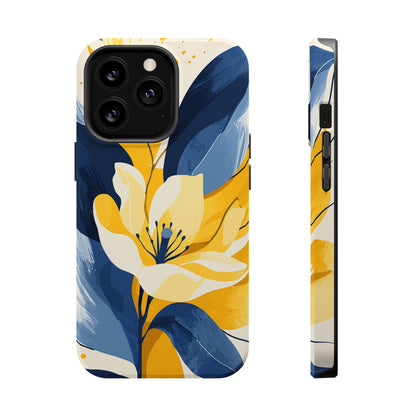 Indigo Spring (iPhone MagSafe Case)Upgrade your phone's safety and style with Rima Yellow Astronaut Robot Beauty MagSafe Case. Dual-layer protection meets stunning design. Shop now for seamless MagSafRimaGallery