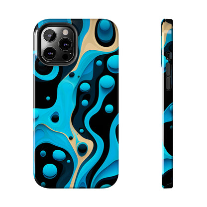 Flowing Shapes Harmony (iPhone Case 11-15)Revolutionize your iPhone's look and feel with RIMA Tough Phone Case – ultimate protection meets elegant style for iPhone 11-15. Grab yours now! 🛡️📱RimaGallery