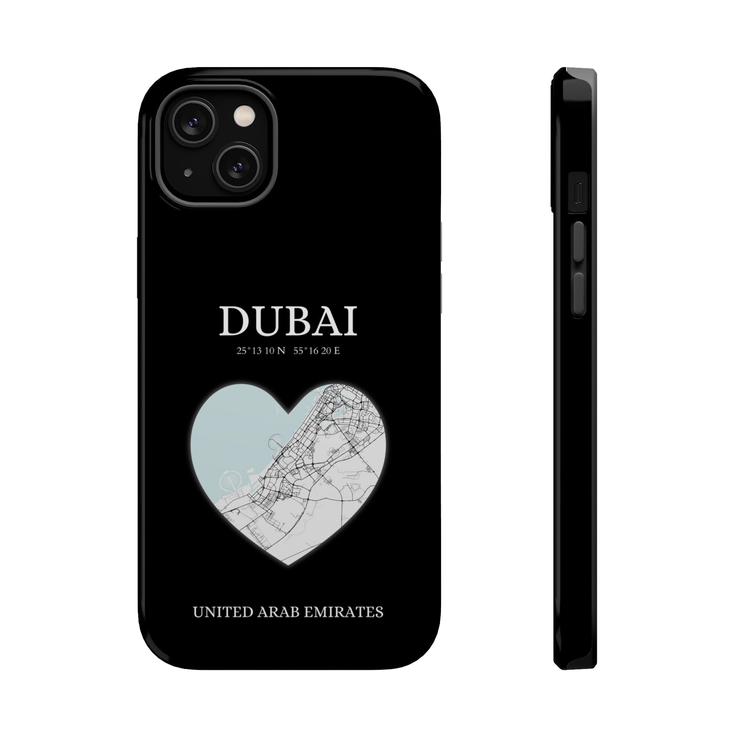 Dubai Heartbeat - Black (iPhone MagSafe Case)Elevate your iPhone's style with the Dubai Heartbeat Black MagSafe Case, offering robust protection, MagSafe compatibility, and a choice of matte or glossy finish. PRimaGallery