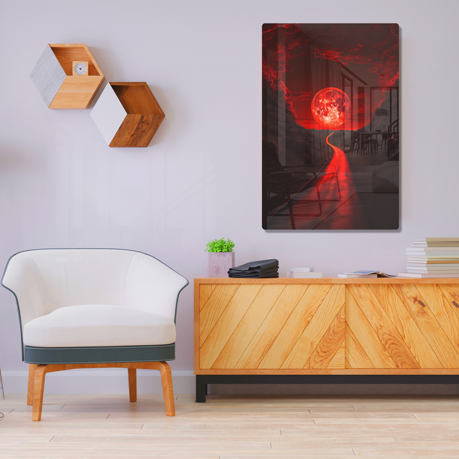 Crimson Pathway (Acrylic)Crimson Pathway
 
Discover the Modern Elegance of Acrylic: Elevate your decor with our acrylic wall art, offering a stunning, glass-like effect that brings any imageRimaGallery