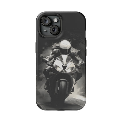 Female Night Biking (iPhone MagSafe Case)Female Night Biking MagSafe Durable Case: Style Meets Protection 📱✨
Upgrade your device with Rima Gallery's Female Night Biking MagSafe Durable Case. This case isn’RimaGallery