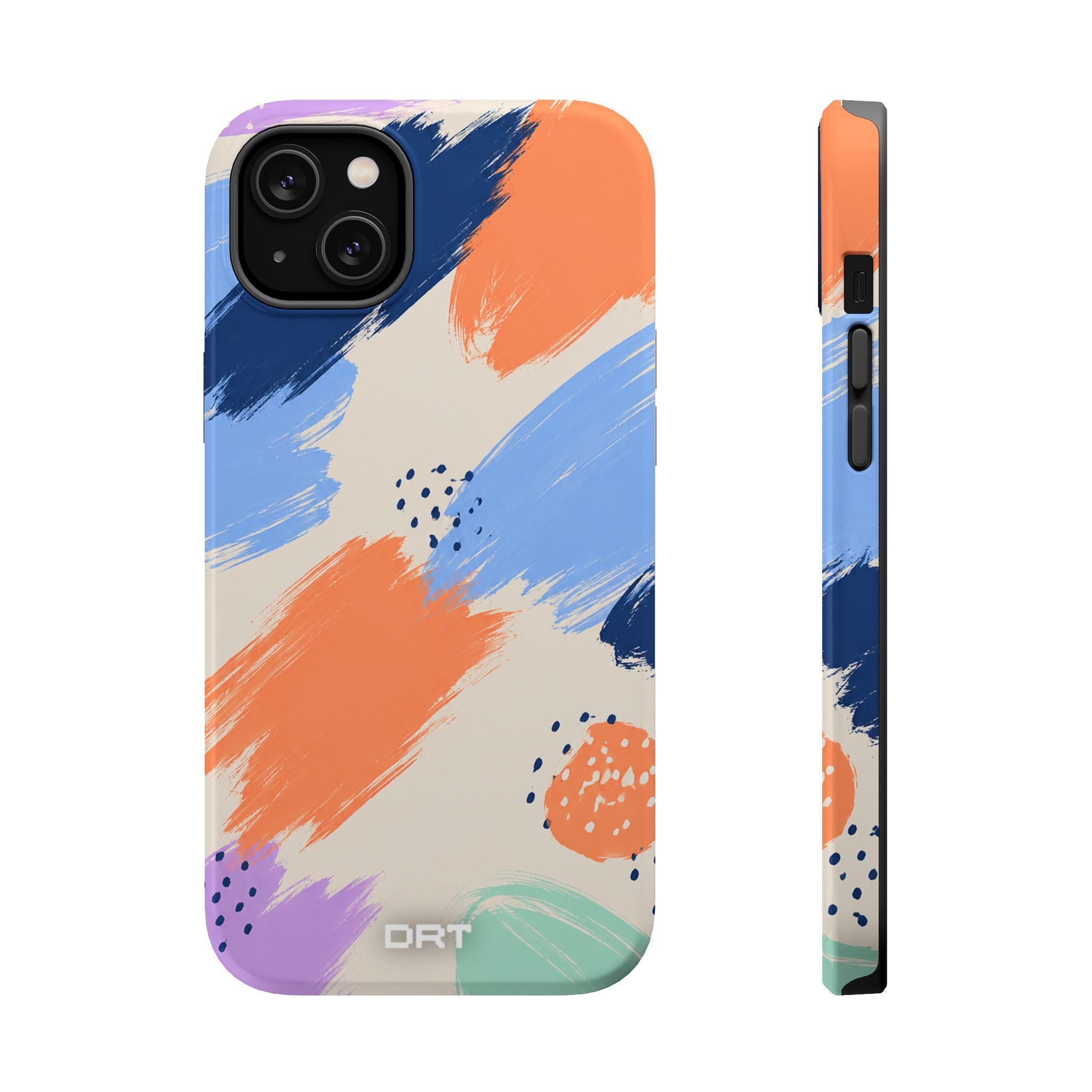 Abstract Brushstroke Magnetic Impact-Resistant Phone Case