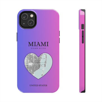Miami Heartbeat - Magenta (iPhone Case 11-15)Elevate your iPhone's style with Rima's Miami Heartbeat case. Sleek, durable protection for models 11-15. Free US shipping.RimaGallery