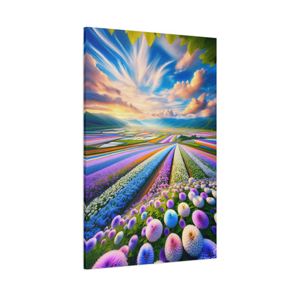 Bloom Brilliance (Canvas)Bloom Brilliance (Canvas  Matte finish, stretched, with a depth of 1.25 inches) Elevate your décor with RimaGallery’s responsibly made art canvases. Our eco-friendlyRimaGallery