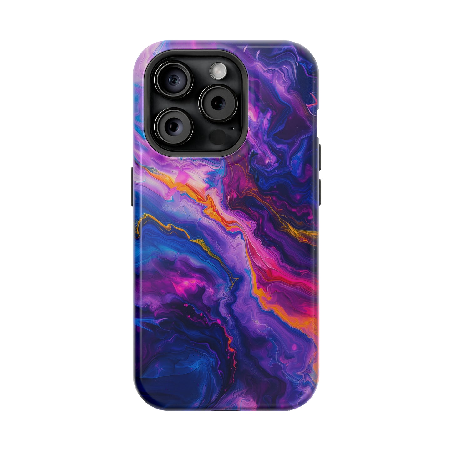Psychedelic Flow (iPhone MagSafe Case)Rima Gallery presents the exclusive Psychedelic Flow MagSafe Durable Case For iphone 13, 14, 15, Pro, Max. Experience advanced protection, MagSafe functionality, andRimaGallery