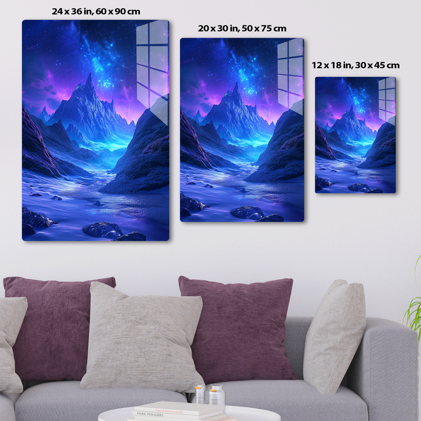 Starry Summit (Acrylic)Immerse in luxury with our Dazzling Acrylic Prints Water Flame. Transform your space with this glass-like masterpiece. A visual delight awaits! 🖼️✨RimaGallery