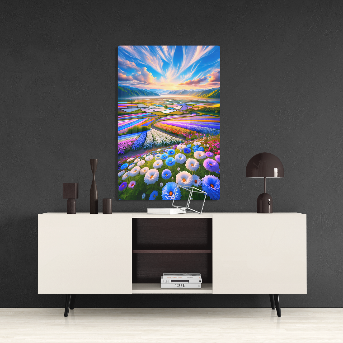 Chromatic Valleys (Acrylic)Chromatic Valleys
 
Discover the Modern Elegance of Acrylic: Elevate your decor with our acrylic wall art, offering a stunning, glass-like effect that brings any imaRimaGallery