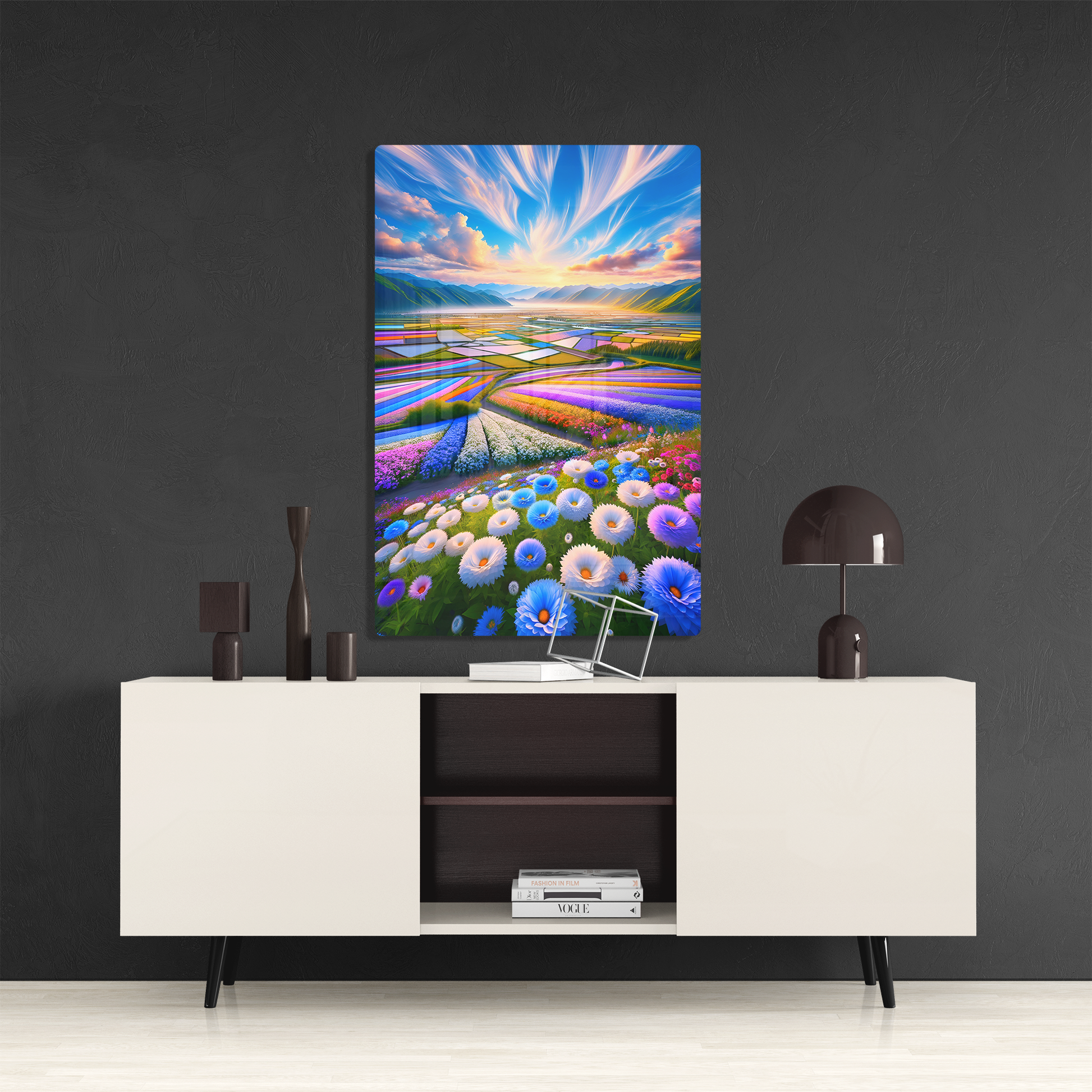 Chromatic Valleys (Acrylic)Chromatic Valleys
 
Discover the Modern Elegance of Acrylic: Elevate your decor with our acrylic wall art, offering a stunning, glass-like effect that brings any imaRimaGallery