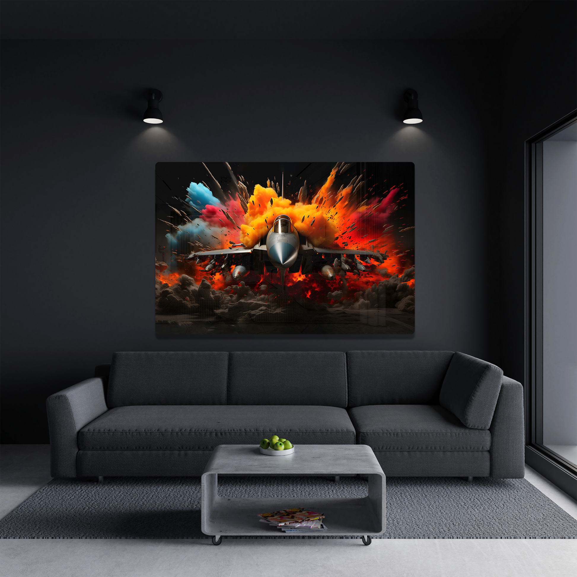 Shattered Canvas (Acrylic)Make a statement with Shattered Canvas acrylic prints. The 1⁄4" acrylic panel exudes the illusion of a smooth glass surface for vibrant artwork. Pre-installed hanginRimaGallery