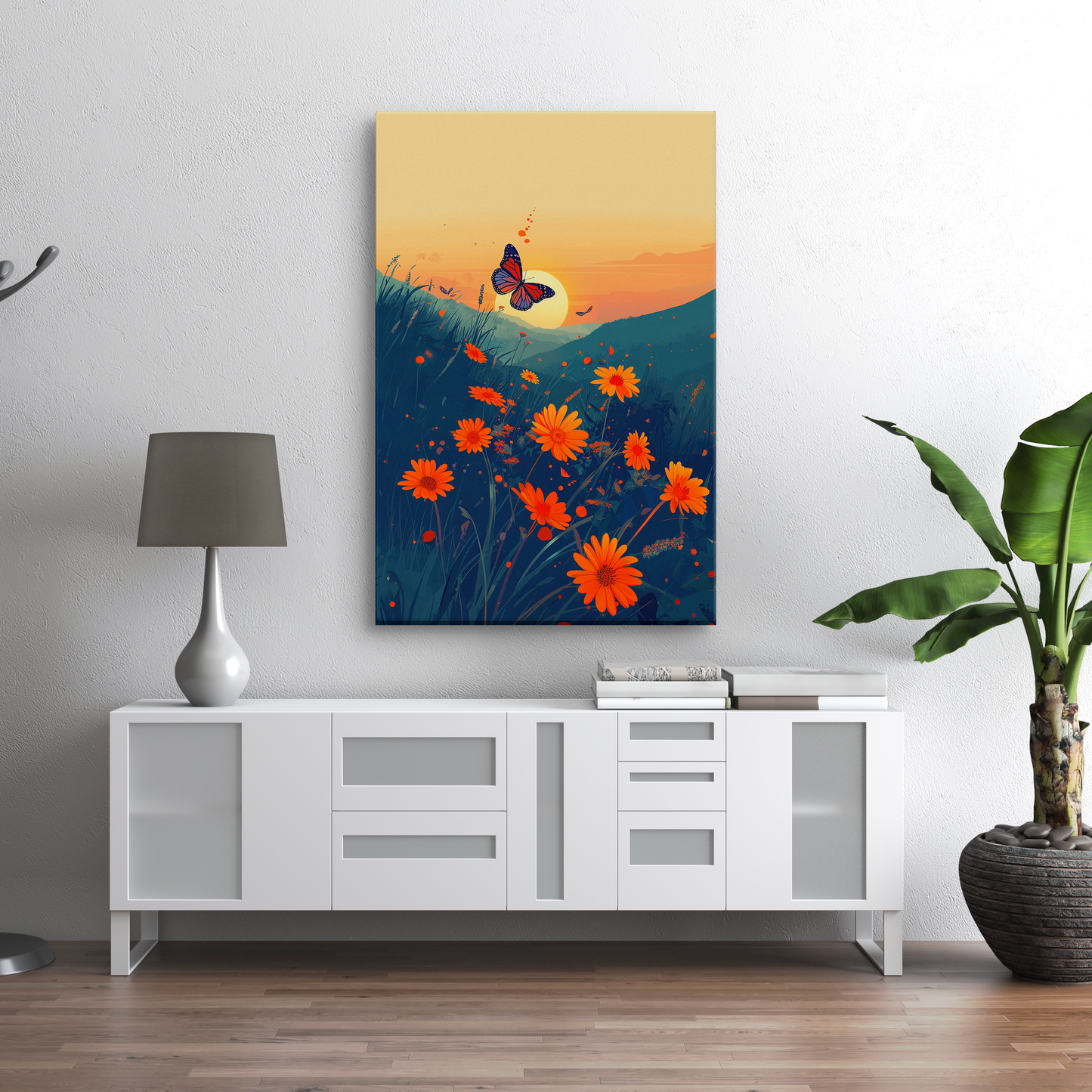 Flutter Bloom (Canvas)Flutter Bloom Experience the fusion of art and ethics with RimaGallery's eco-friendly canvases. Stunning visuals, diverse sizes, and sustainable materials. TransformRimaGallery
