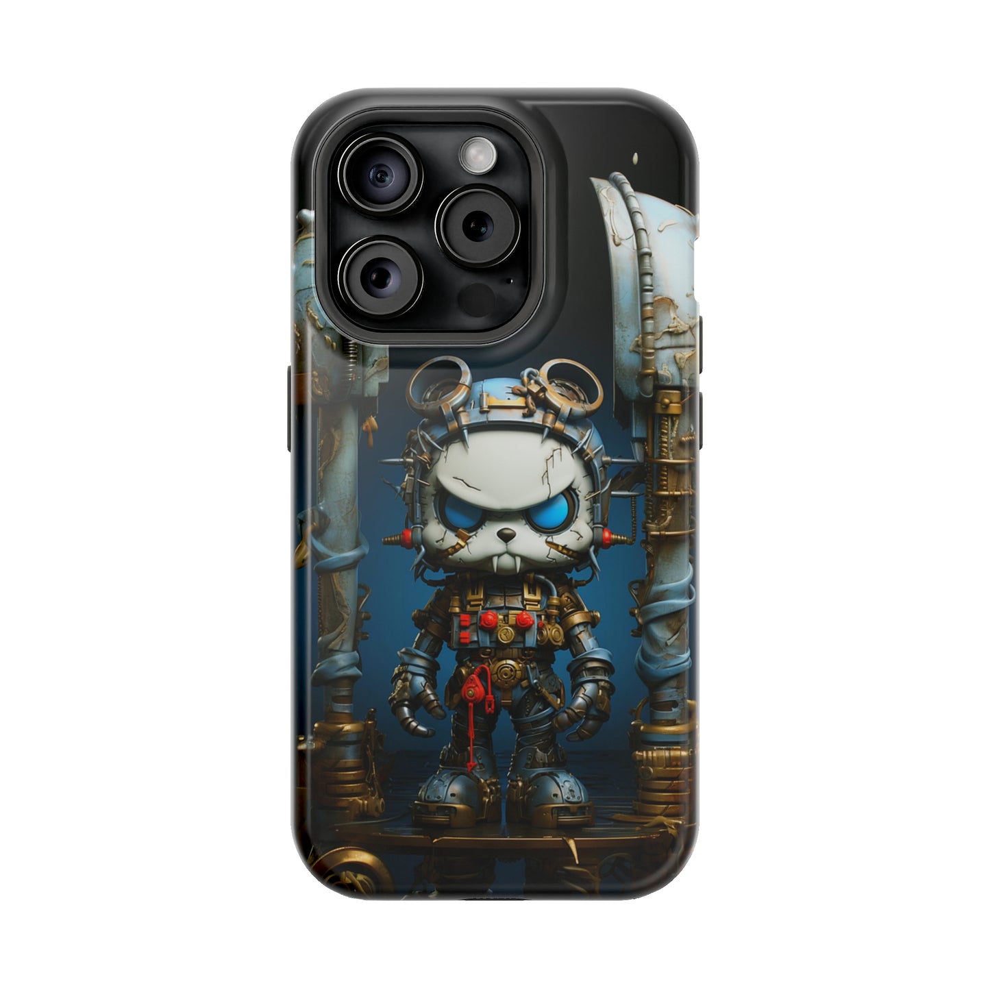 Steampunk Sentry (iPhone MagSafe Case)Steampunk Sentry MagSafe Durable Case: Style Meets Protection 📱✨
Upgrade your device with Rima Gallery's Steampunk Sentry MagSafe Durable Case. This case isn’t justRimaGallery