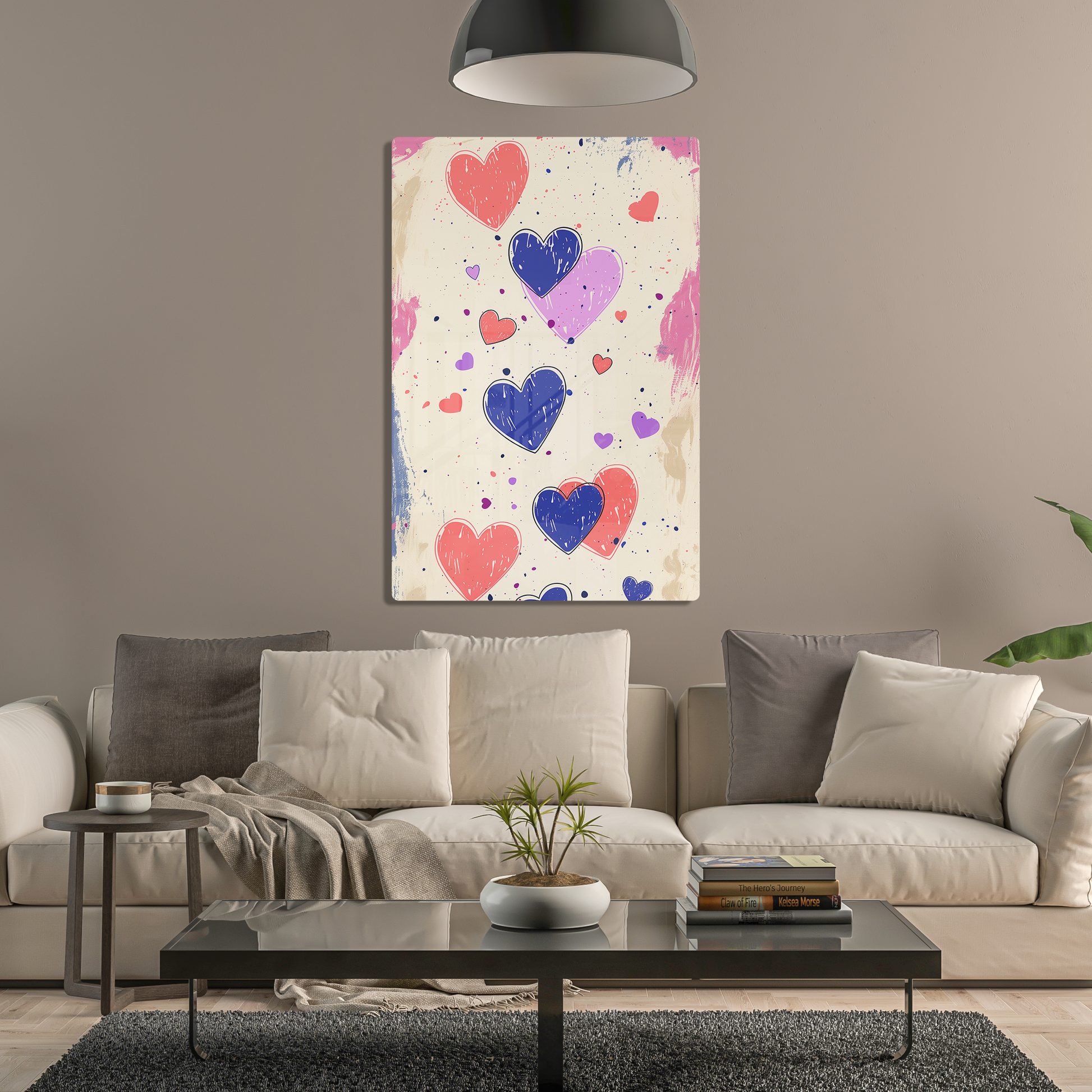 Whimsical Hearts (Acrylic)Elevate your space with our sophisticated Acrylic Prints, blending modern art with durability. Perfect for art lovers and design enthusiasts, our prints offer vibranRimaGallery