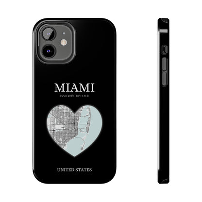 Miami Heartbeat - Black (iPhone Case 11-15)Elevate your iPhone's style with Rima's Miami Heartbeat case. Sleek, durable protection for models 11-15. Free US shipping.RimaGallery