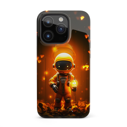 Yellow Astronaut Robot (iPhone MagSafe Case)Upgrade your phone's safety and style with Rima Yellow Astronaut Robot Beauty MagSafe Case. Dual-layer protection meets stunning design. Shop now for seamless MagSafRimaGallery