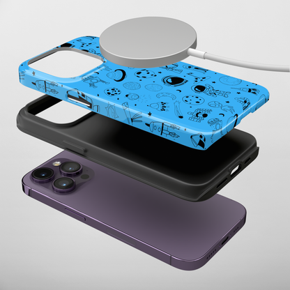 Cosmic Playground (iPhone MagSafe Case)Rima Gallery presents the exclusive Psychedelic Flow MagSafe Durable Case For iphone 13, 14, 15, Pro, Max. Upgrade to our iPhone 13-15 MagSafe Case: Dual-layer proteRimaGallery