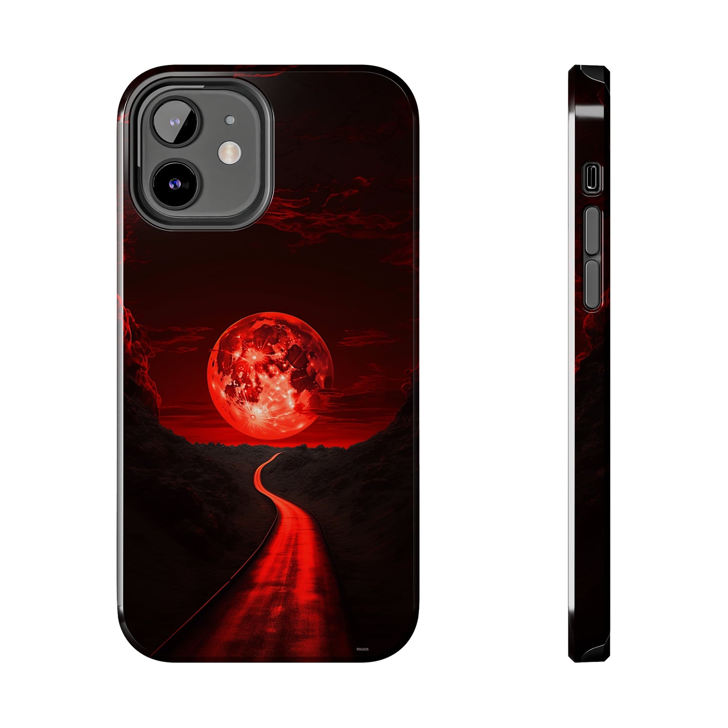 Crimson Pathway (iPhone Case 11-15)Stand out with RIMA Tough Phone Case for iPhone 11-15. A perfect blend of style &amp; resilience, featuring a sleek design and robust protection. Made from eco-frienRimaGallery