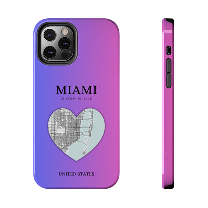 Miami Heartbeat - Magenta (iPhone Case 11-15)Elevate your iPhone's style with Rima's Miami Heartbeat case. Sleek, durable protection for models 11-15. Free US shipping.RimaGallery