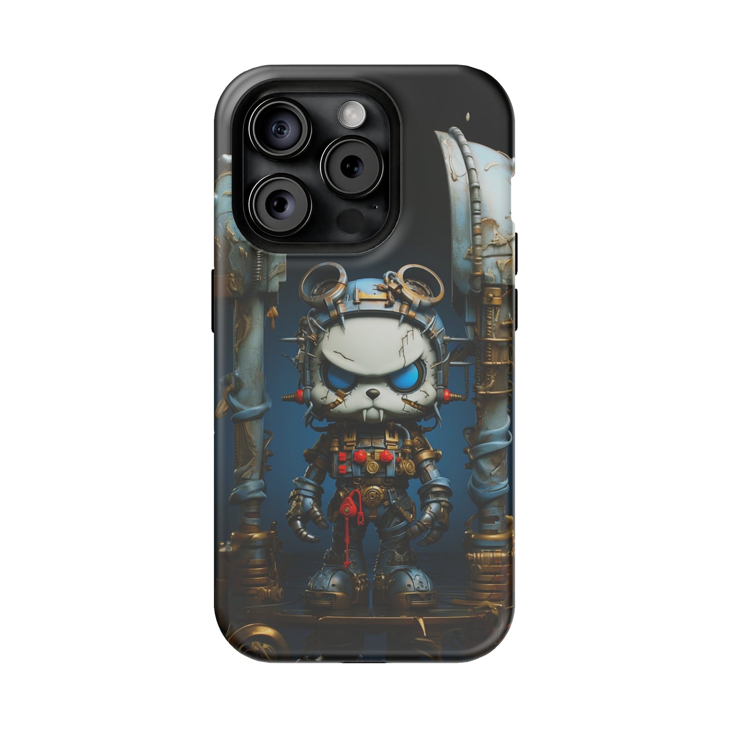 Steampunk Sentry (iPhone MagSafe Case)Steampunk Sentry MagSafe Durable Case: Style Meets Protection 📱✨
Upgrade your device with Rima Gallery's Steampunk Sentry MagSafe Durable Case. This case isn’t justRimaGallery