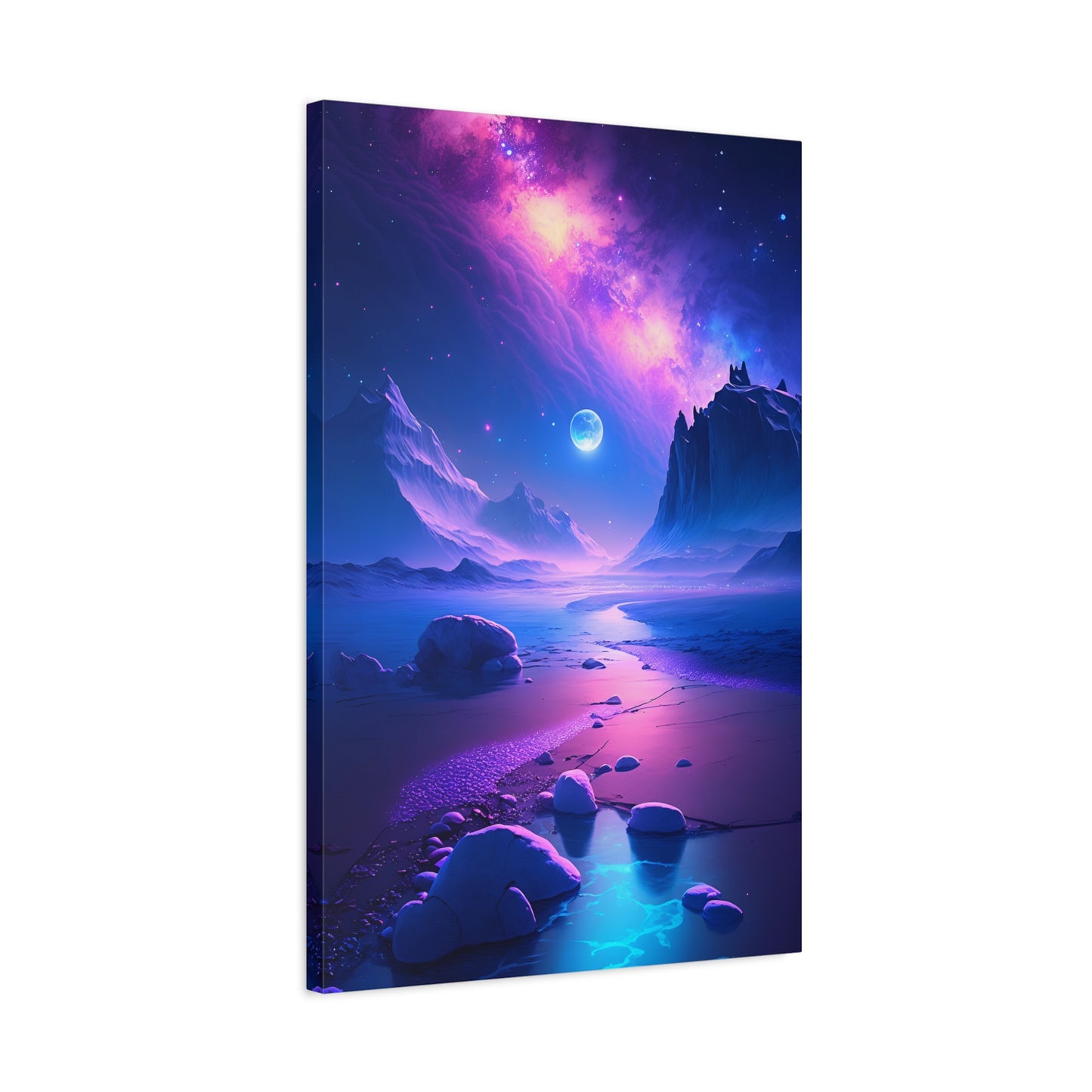 Celestial Shoreline (Canvas)Celestial Shoreline (Canvas  Matte finish, stretched, with a depth of 1.25 inches)
Struggling with low-quality canvases? Switch to RimaGallery! Our canvases are moreRimaGallery
