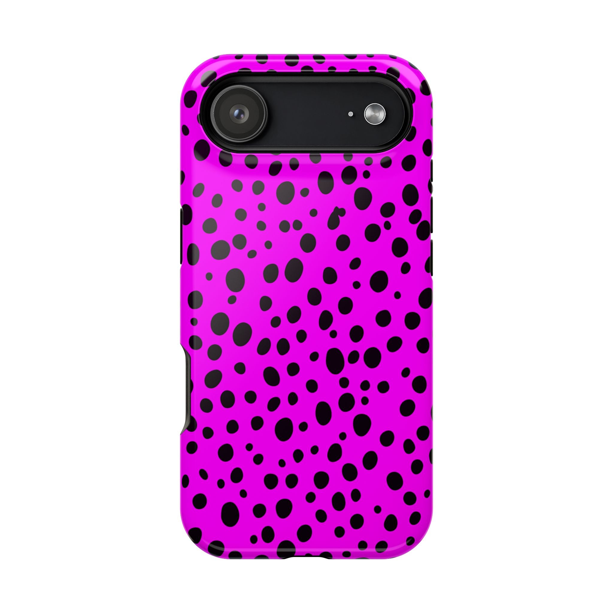 Pink Leopard Print Magnetic Impact-Resistant Phone Case