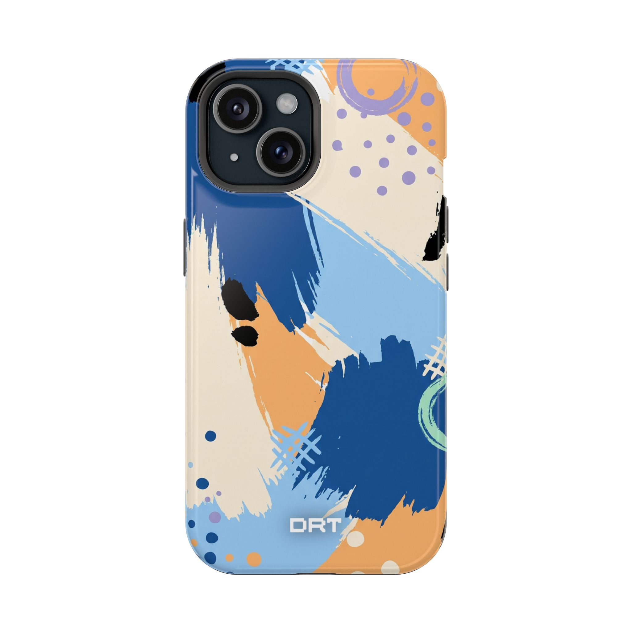Abstract Brushstroke Magnetic Impact-Resistant Phone Case