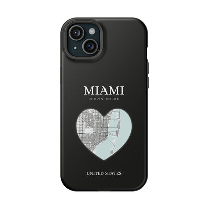 Miami Heartbeat - White (iPhone MagSafe Case)Elevate your iPhone's style with the Miami Heartbeat White MagSafe Case, offering robust protection, MagSafe compatibility, and a choice of matte or glossy finish. PRimaGallery