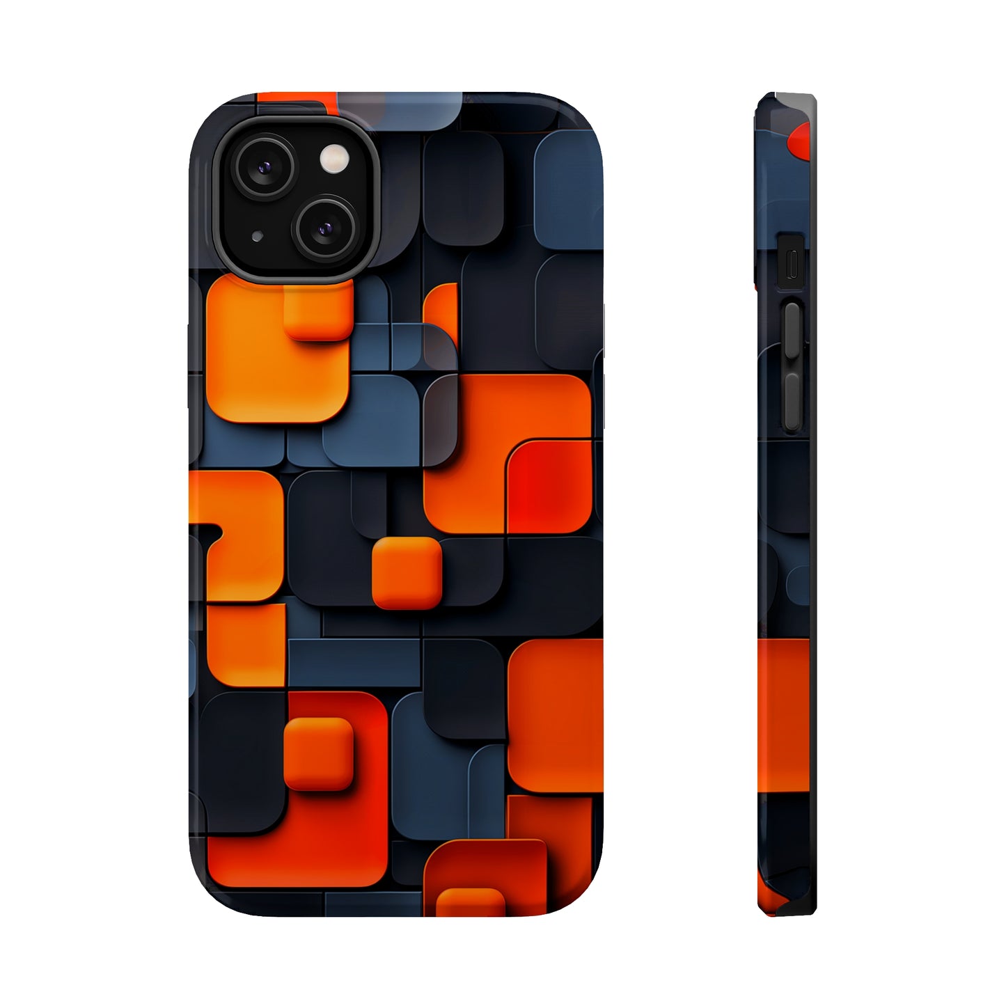 Tangerine Grid (iPhone MagSafe Case)Embrace sophistication with our MagSafe Case for iPhone 13-15: Sleek, durable, and MagSafe-ready for seamless style and unmatched protection.RimaGallery