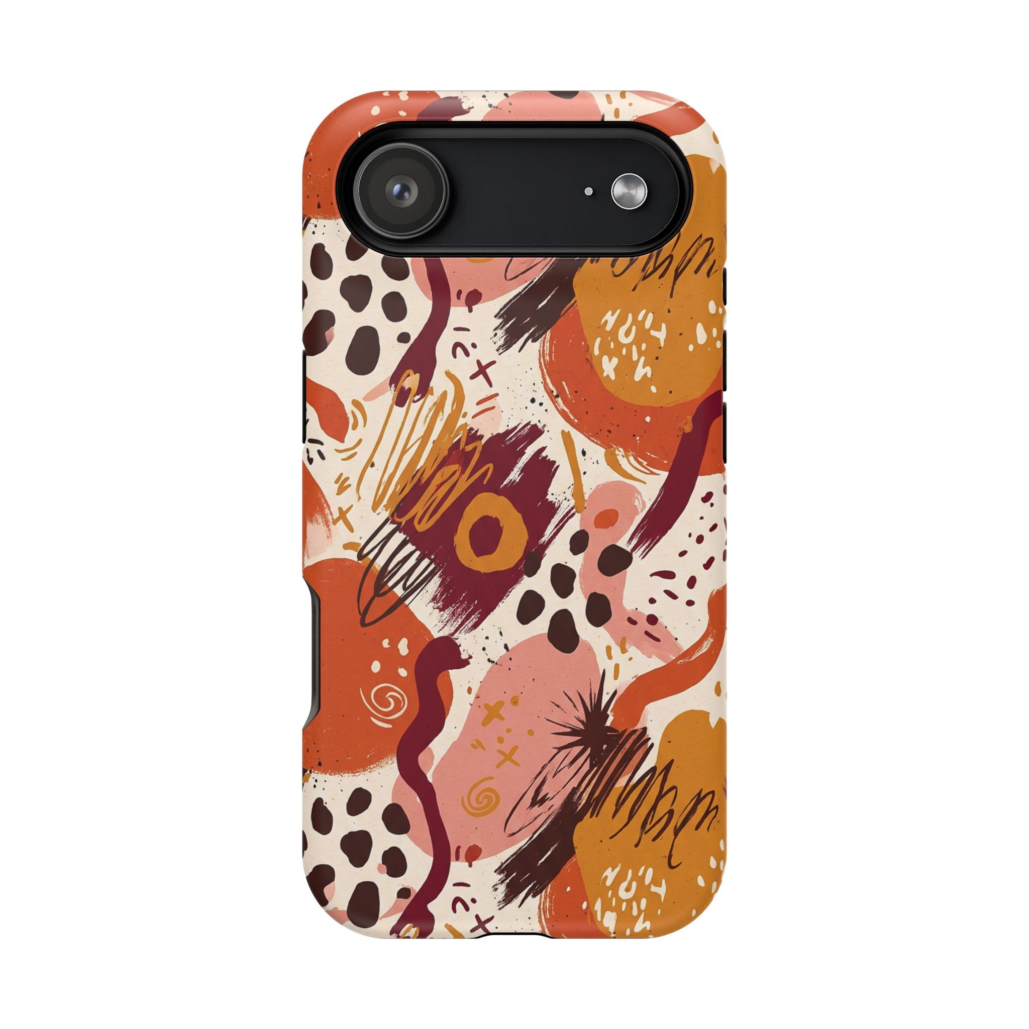 Abstract Autumn Doodle Magnetic Impact-Resistant Phone Case