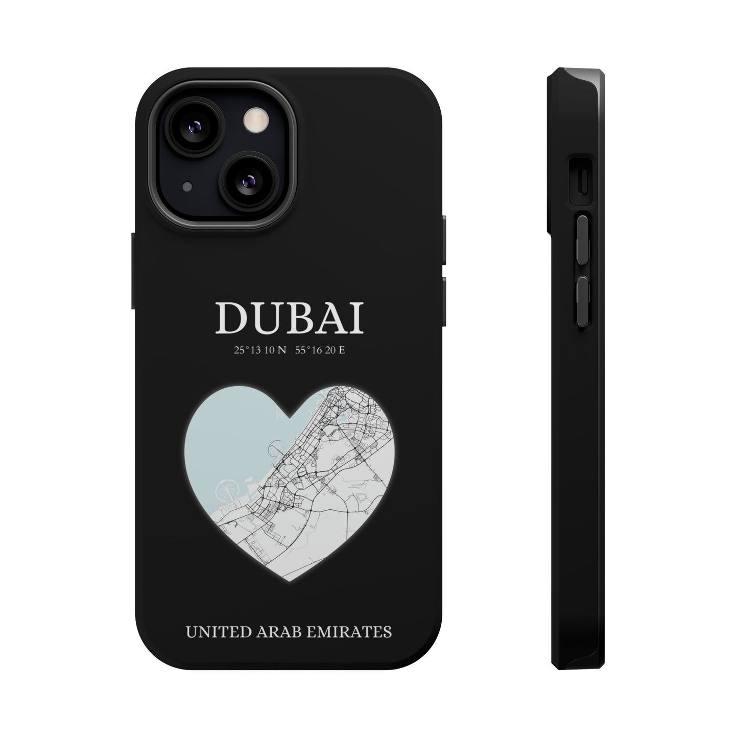 Dubai Heartbeat - Black (iPhone MagSafe Case)Elevate your iPhone's style with the Dubai Heartbeat Black MagSafe Case, offering robust protection, MagSafe compatibility, and a choice of matte or glossy finish. PRimaGallery