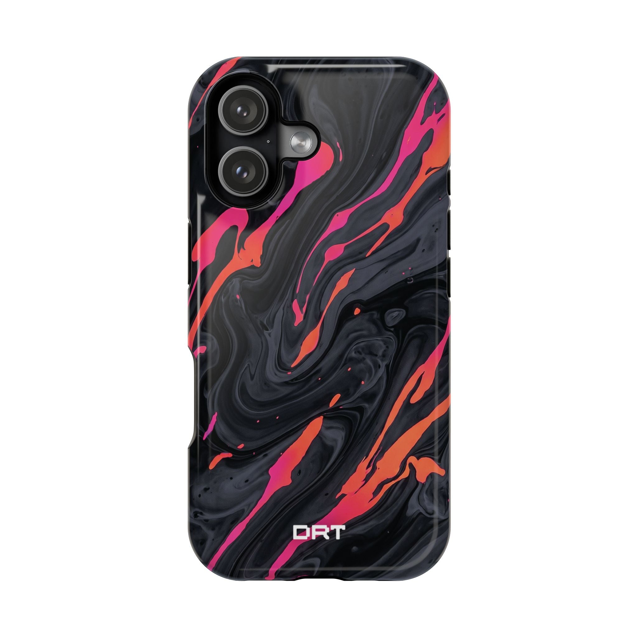 Marbled Neon Swirl Magnetic Impact Phone Case