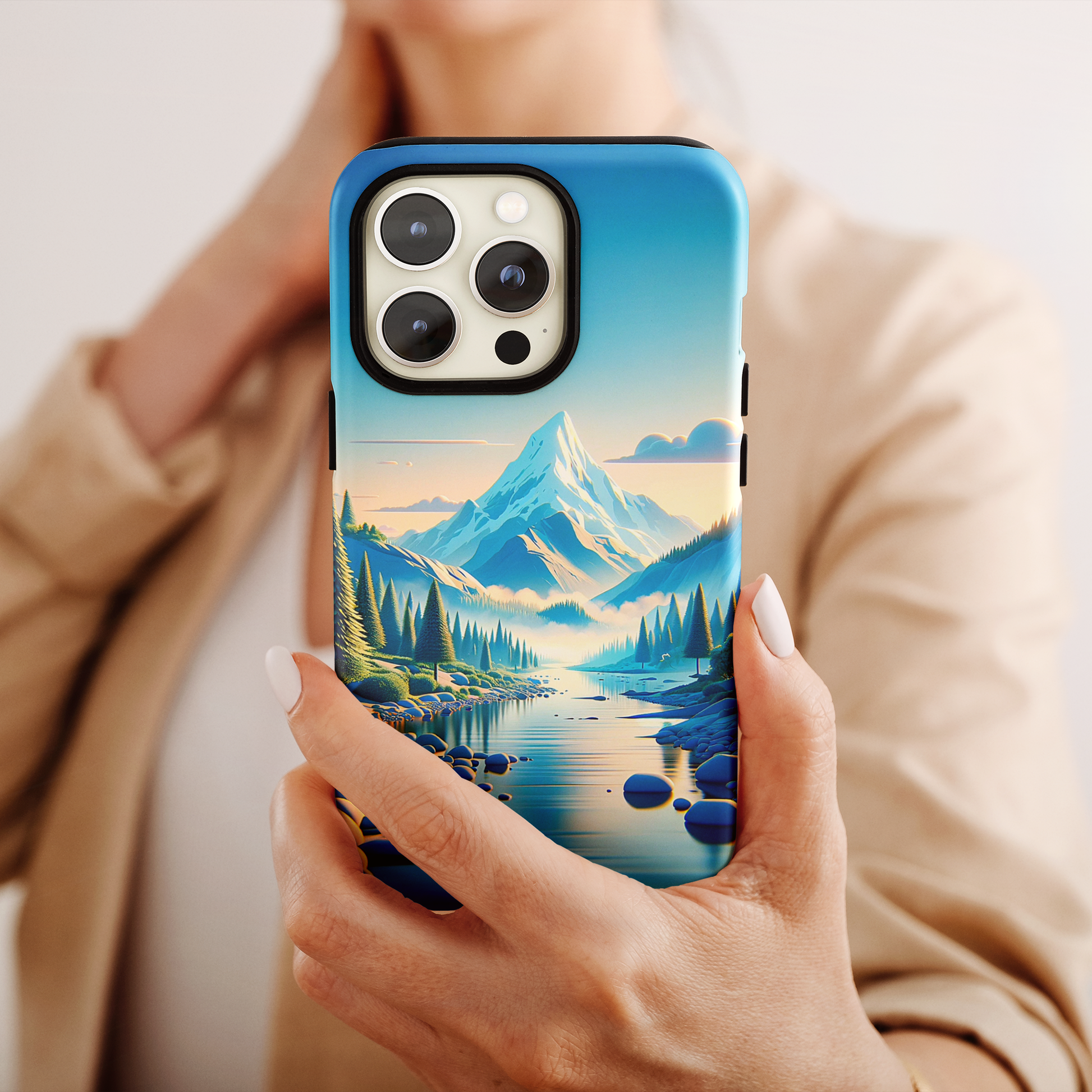 Alpine Serenity (iPhone MagSafe Case)Alpine Serenity MagSafe Durable Case: Style Meets Protection 📱✨
Upgrade your device with Rima Gallery's Alpine Serenity MagSafe Durable Case. This case isn’t just aRimaGallery