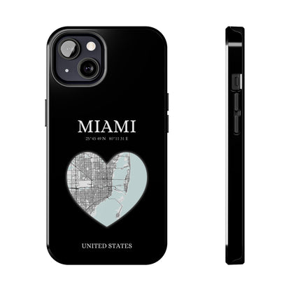 Miami Heartbeat - Black (iPhone Case 11-15)Elevate your iPhone's style with Rima's Miami Heartbeat case. Sleek, durable protection for models 11-15. Free US shipping.RimaGallery