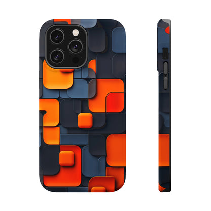 Tangerine Grid (iPhone MagSafe Case)Embrace sophistication with our MagSafe Case for iPhone 13-15: Sleek, durable, and MagSafe-ready for seamless style and unmatched protection.RimaGallery