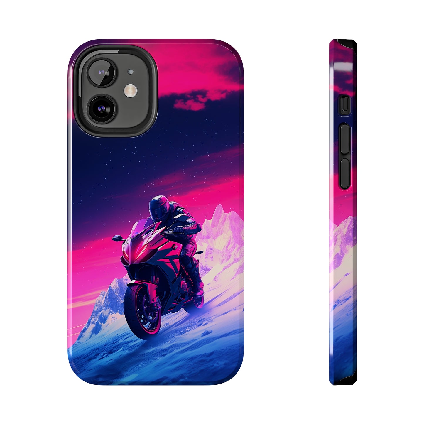Twilight Rider (iPhone Case 11-15)Upgrade to RIMA: The Ultimate Eco-Friendly Case for iPhone 11-15. Combining style with sustainability, our cases feature chic, minimalist designs and top-tier protecRimaGallery