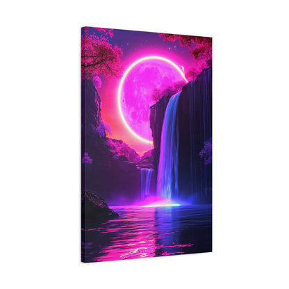 Magenta Moonfall (Canvas)Experience the fusion of art and ethics with RimaGallery's eco-friendly canvases. Stunning visuals, diverse sizes, and sustainable materials. Transform your space noRimaGallery