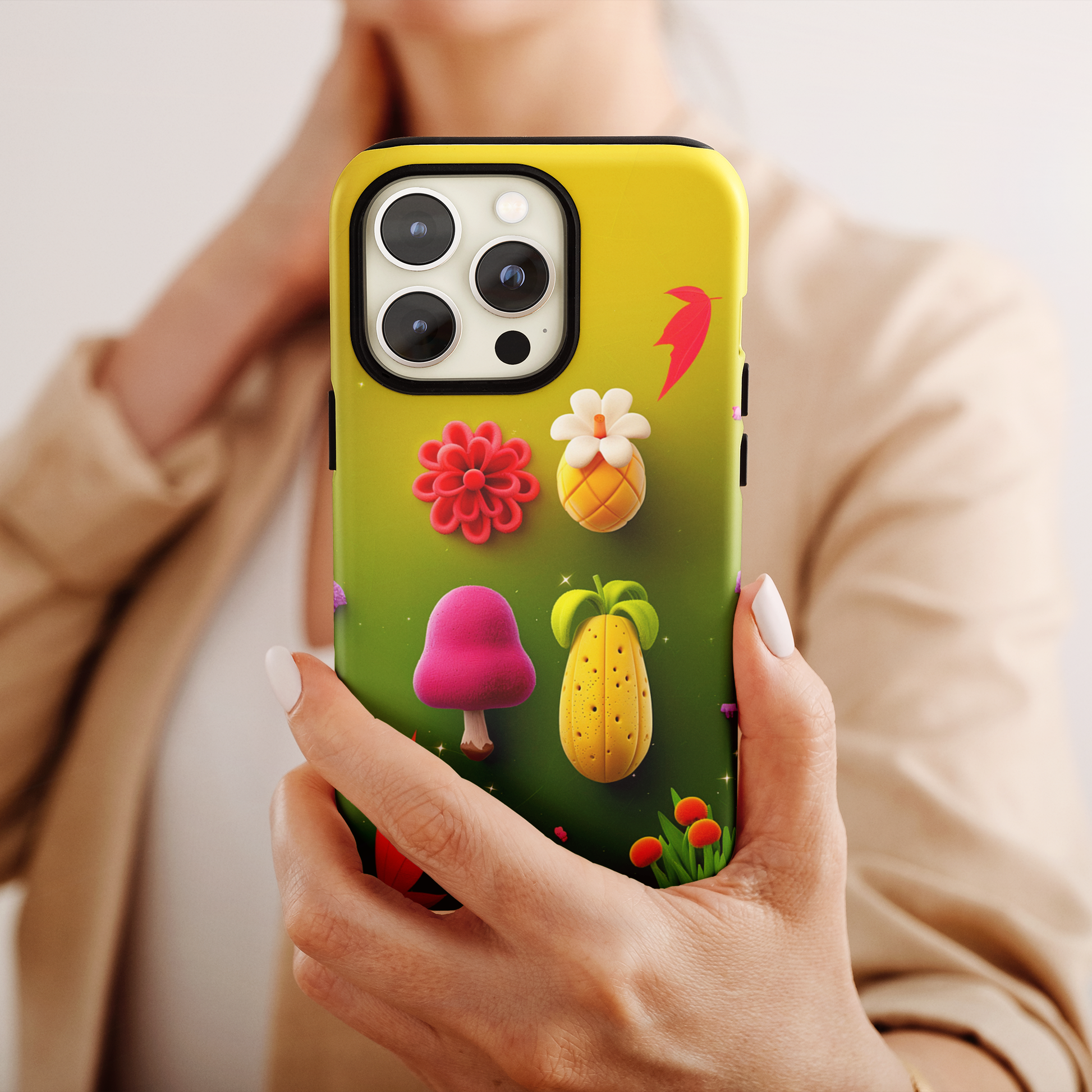 Whimsy Garden (iPhone MagSafe Case)Rima Gallery presents the exclusive Psychedelic Flow MagSafe Durable Case For iphone 13, 14, 15, Pro, Max. Upgrade to our iPhone 13-15 MagSafe Case: Dual-layer proteRimaGallery