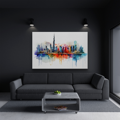 Watercolor Dubai Skyline (Canvas)Engaging Introductory Paragraph:
Struggling with low-quality canvases? Switch to RimaGallery! Our canvases are more than just a purchase; they're a statement of qualRimaGallery